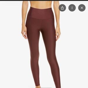 ALO 7/8 High-Waist Airlift Legging.  Color: cherry cola